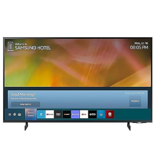 Samsung HG55AU800EE - 55" Categoria diagonale HAU8000 Series TV LCD retroilluminato a LED - Crystal UHD - hotel / ospitalità - Smart TV - Tizen OS - 4K UHD (2160p) 3840 x 2160 - HDR - nero